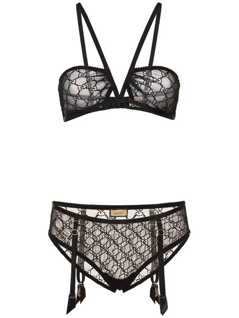 gucci black lingerie|Gucci panties price.